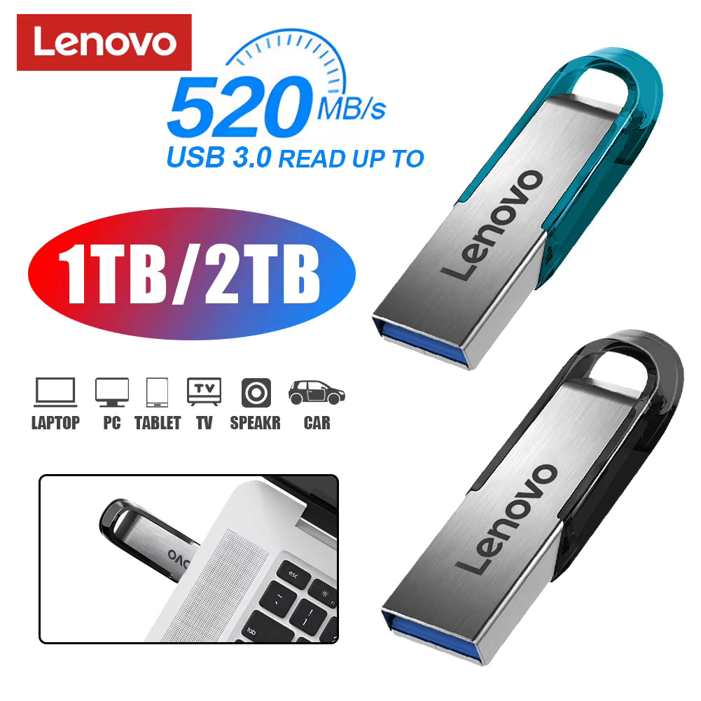 Lenovo 2TB USB 3.0 Metal Flash Drive