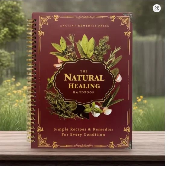 Herbal Remedies Guide – Spiral Bound Natural Healing Handbook with Step-by-Step Protocols